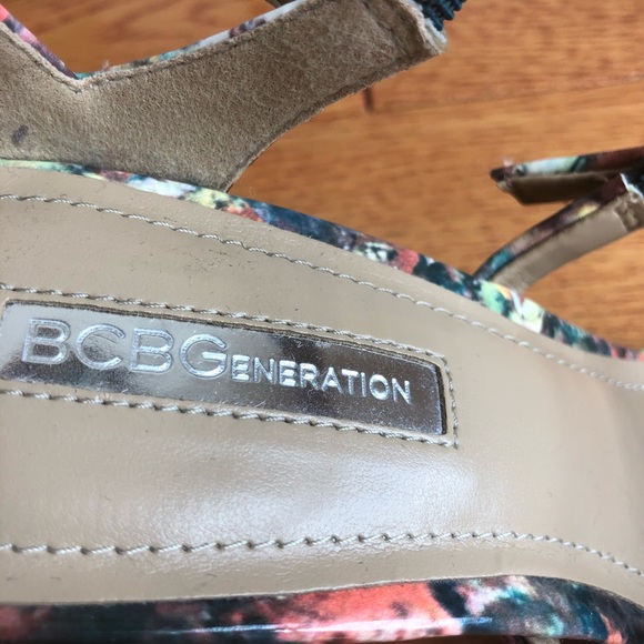 BCBGeneration Gladiator Buckle Strap Heel Shoes - Picture 9 of 16